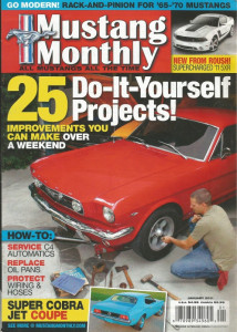 MUSTANG MONTHLY 2011 JAN - 429CG FORMAL, ROUSH 5XR, CARAVAN GT350